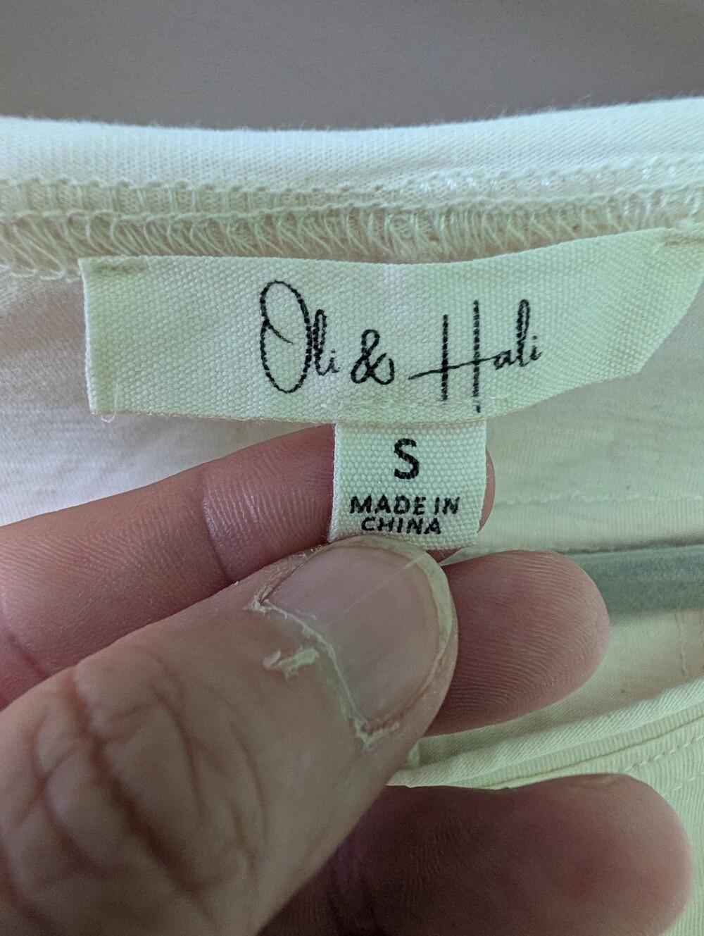 Oli & Hali Patchwork Heart Appliqué Boho Artsy Top Small Oversized - Picture 7 of 9